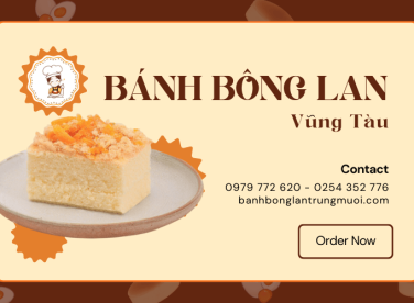 Lưu ngay địa chỉ bánh bông lan Vũng Tàu cực rẻ và ngon