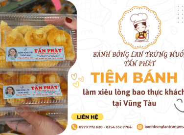 Tiệm bánh bông lan trứng muối làm xiêu lòng bao thực khách tại Vũng Tàu